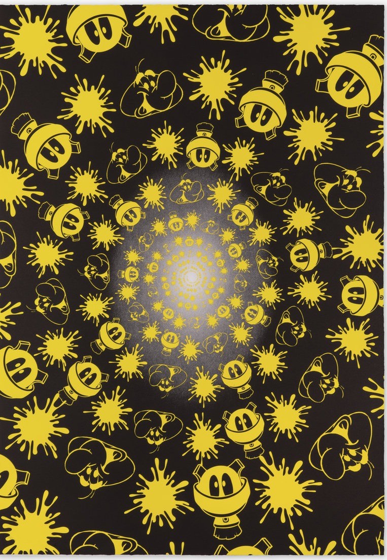 John M Armleder, No Stain, No Gain (Black & Yellow Edition) John M Armleder, No Stain, No Gain (Black & Yellow Edition)
