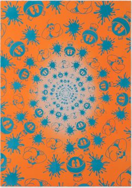 Édition, No Stain, No Gain (Orange & Blue Edition), John M Armleder