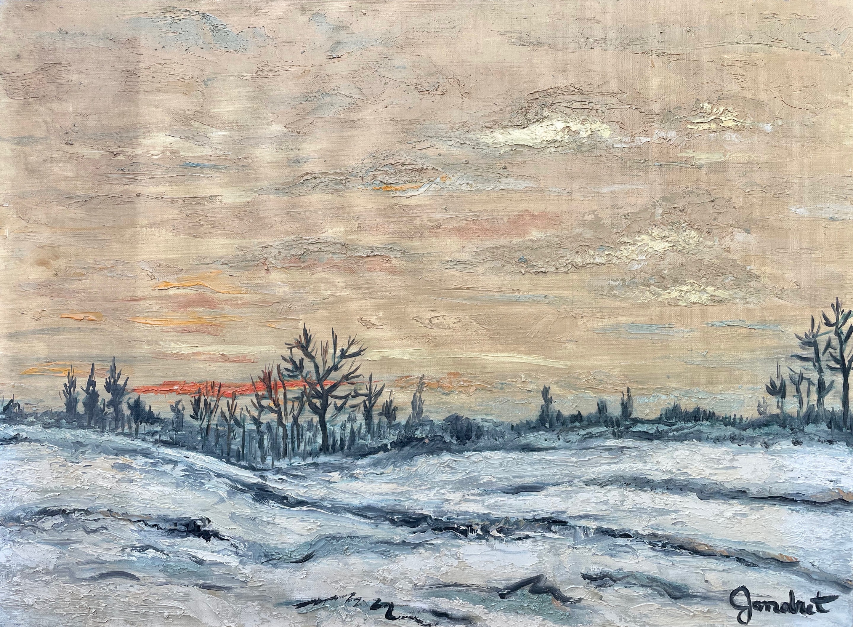 Lucien Gondret, Neige réf : CPBD1090 Lucien Gondret, Neige réf : CPBD1090