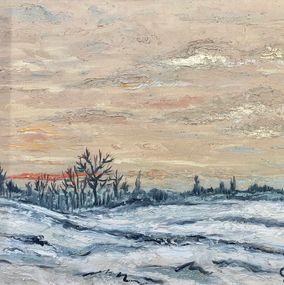 Painting, Neige réf : CPBD1090, Lucien Gondret