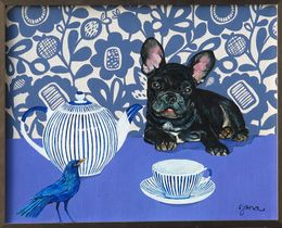 Gemälde, French Bulldog, Jana Nesterovica