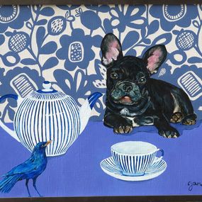 Gemälde, French Bulldog, Jana Nesterovica