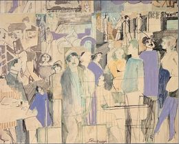 Peinture, People of the Street, David Schneuer