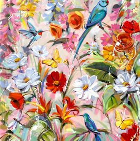 Painting, A Little Floral Garden, Yasna Godovanik