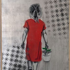 Peinture, Blumenmädchen, SeiLeise