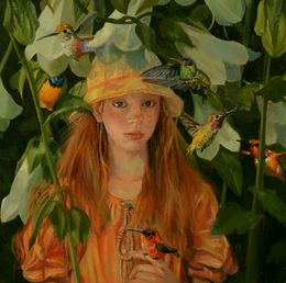 Gemälde, La fée clochette, Sophie Morisse