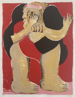 Print, Récitation à l’éloge d’une Reine, Horst Antes