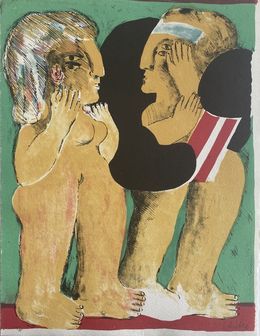 Print, Récitation à l’éloge d’une Reine, Horst Antes