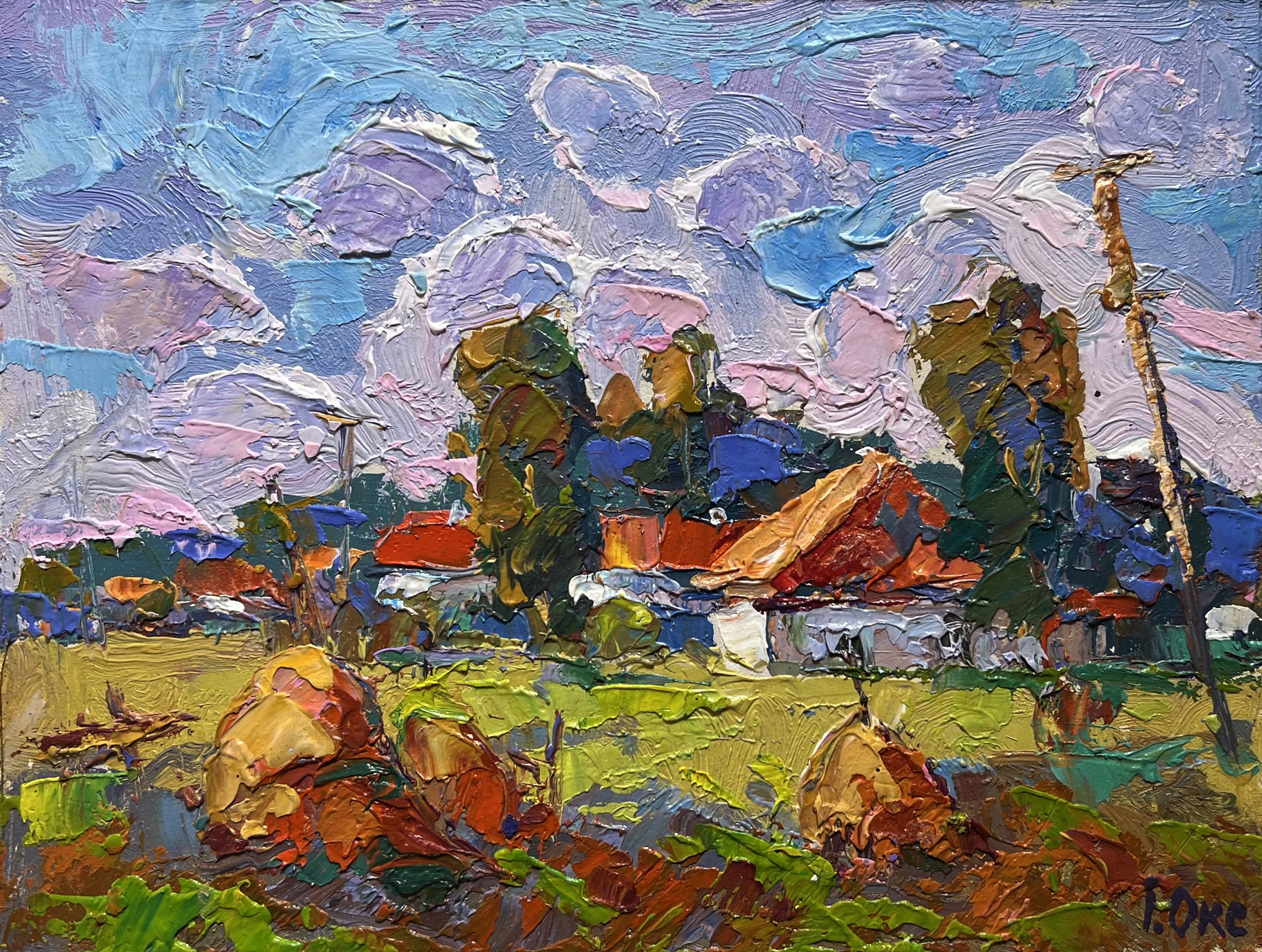 Oksana Ivanyuk, Quiet village street Oksana Ivanyuk, Quiet village street