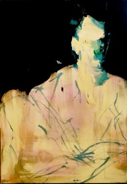Painting, Hommage an Francis Bacon - schwarz, Mila Veljac'a