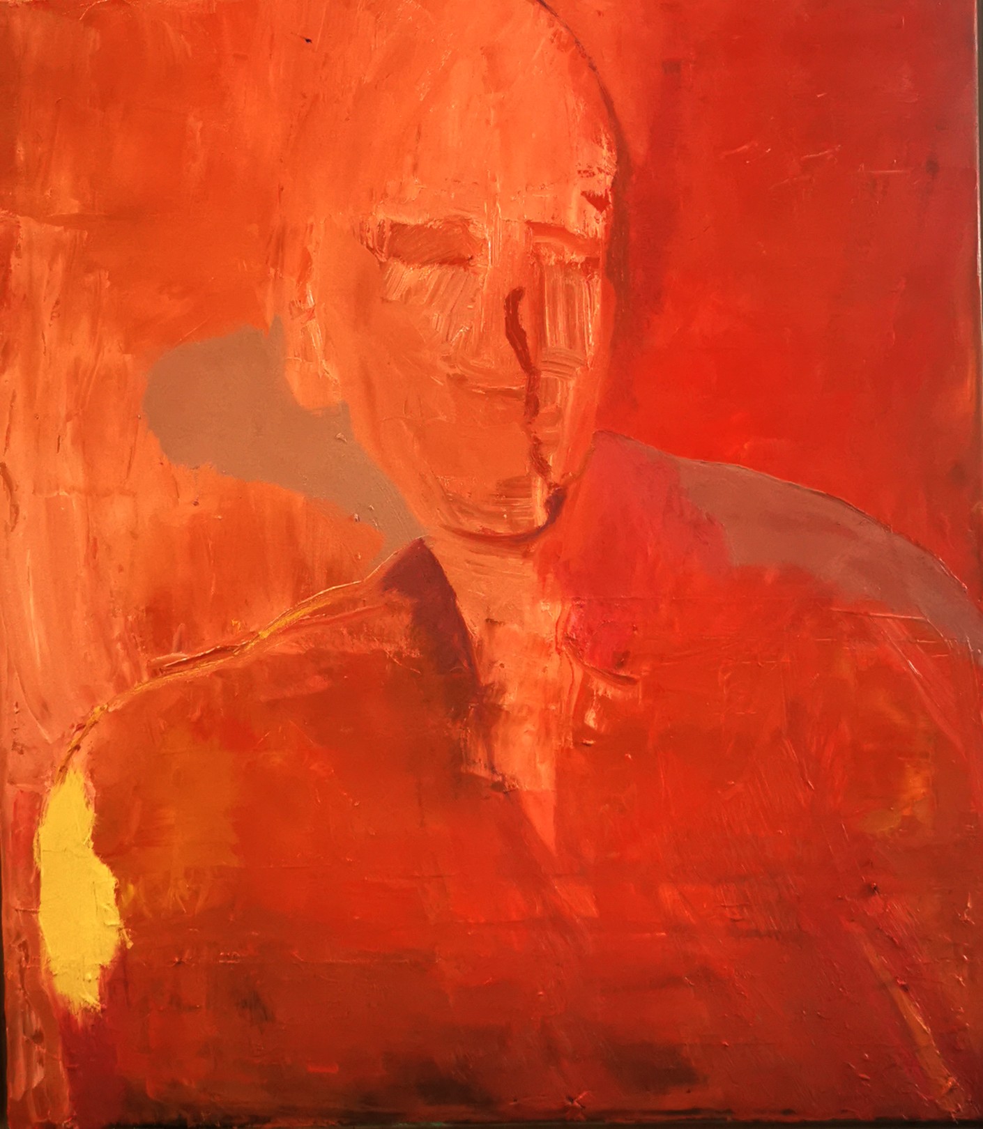 Mila Veljac'a, Hommage an Francis Bacon - rot Mila Veljac'a, Hommage an Francis Bacon - rot