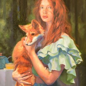 Gemälde, La renarde, Sophie Morisse