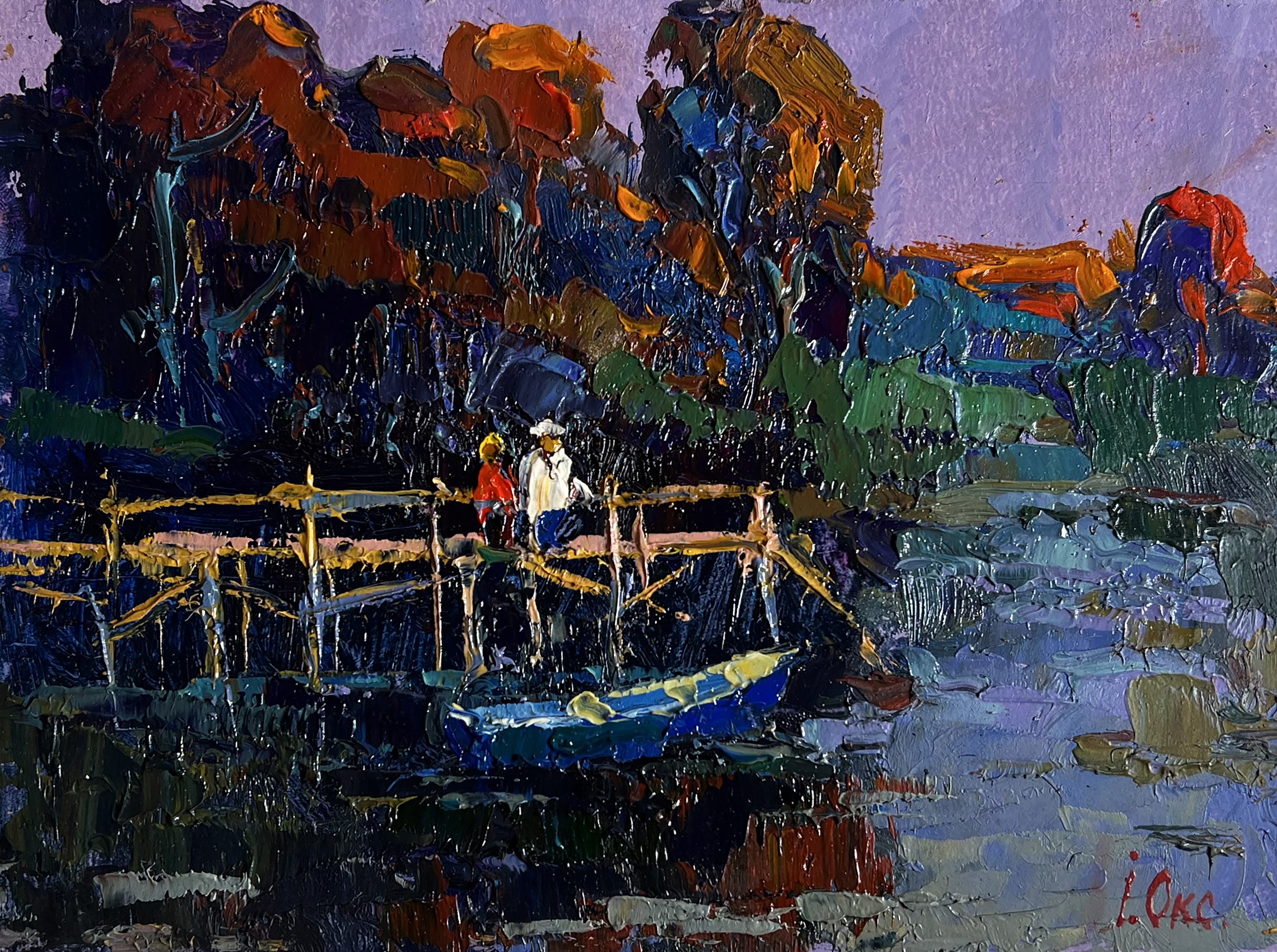 Oksana Ivanyuk, People on the pier Oksana Ivanyuk, People on the pier