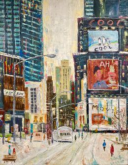 Peinture, Time square New York Artbox, ShuJie Wang