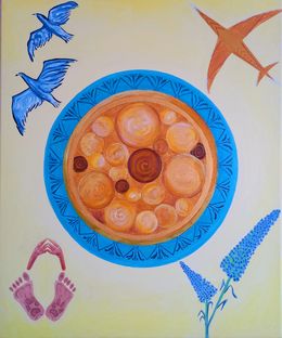 Peinture, Meditation, Raquel Adan