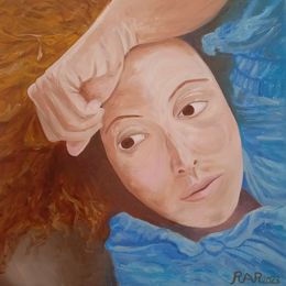 Peinture, The wait, Raquel Adan