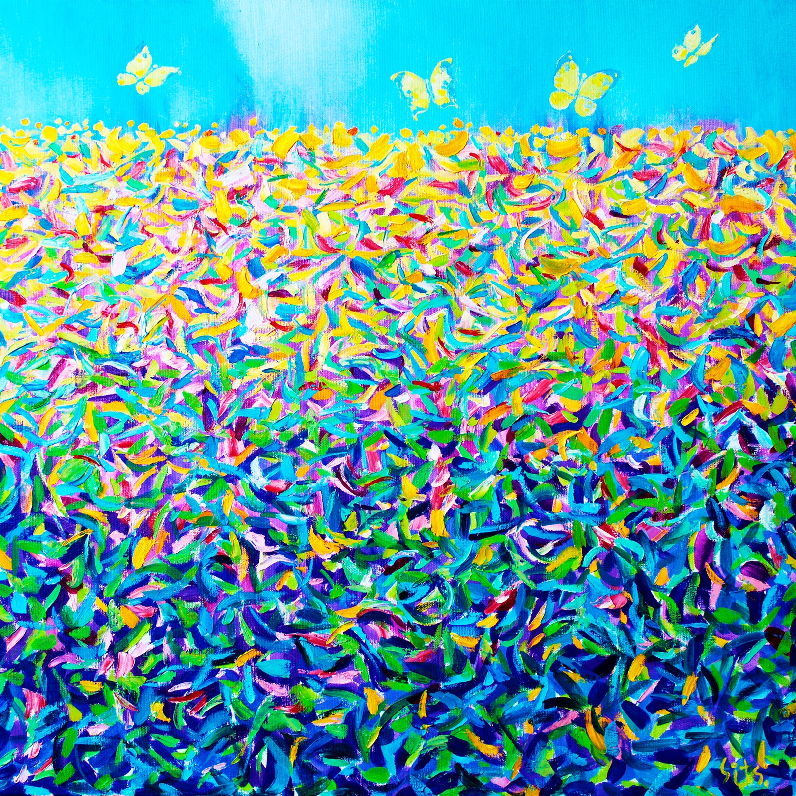 Andrei Sitsko, The garden XV. Butterflies Andrei Sitsko, The garden XV. Butterflies
