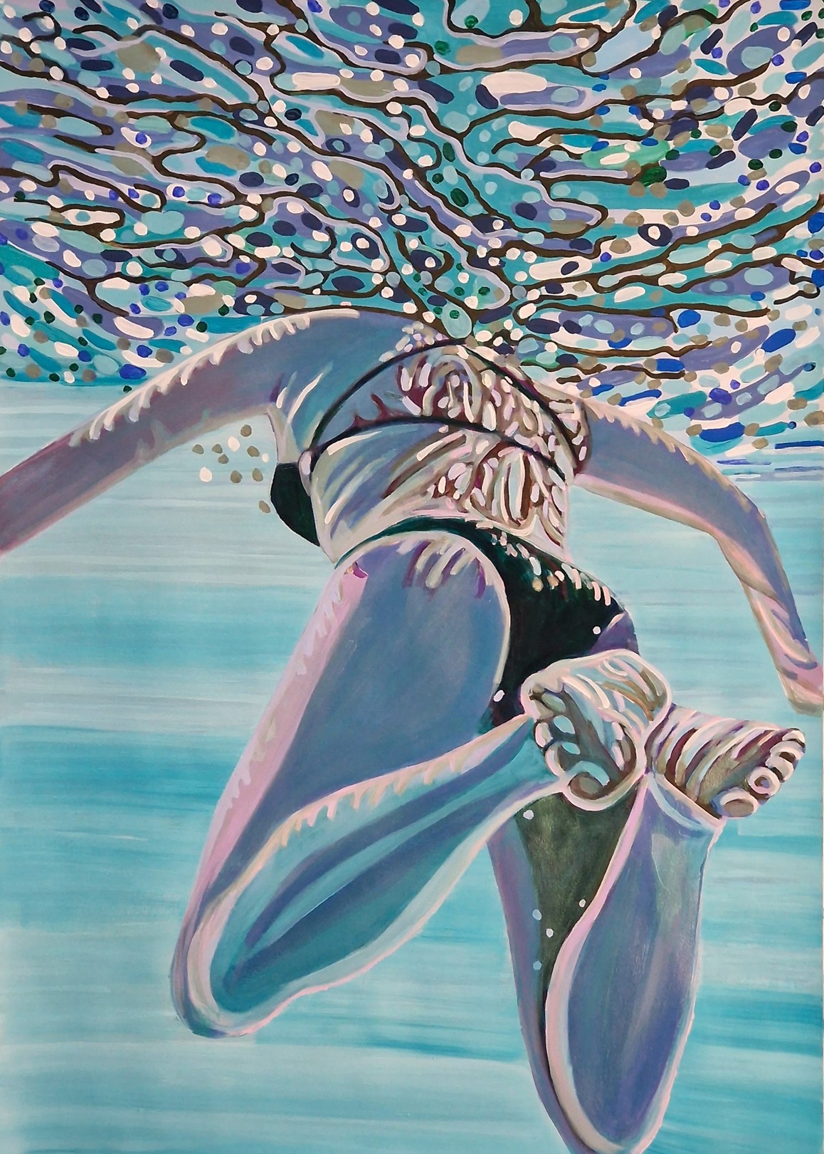Alexandra Djokic, Underwater Light Blue Alexandra Djokic, Underwater Light Blue