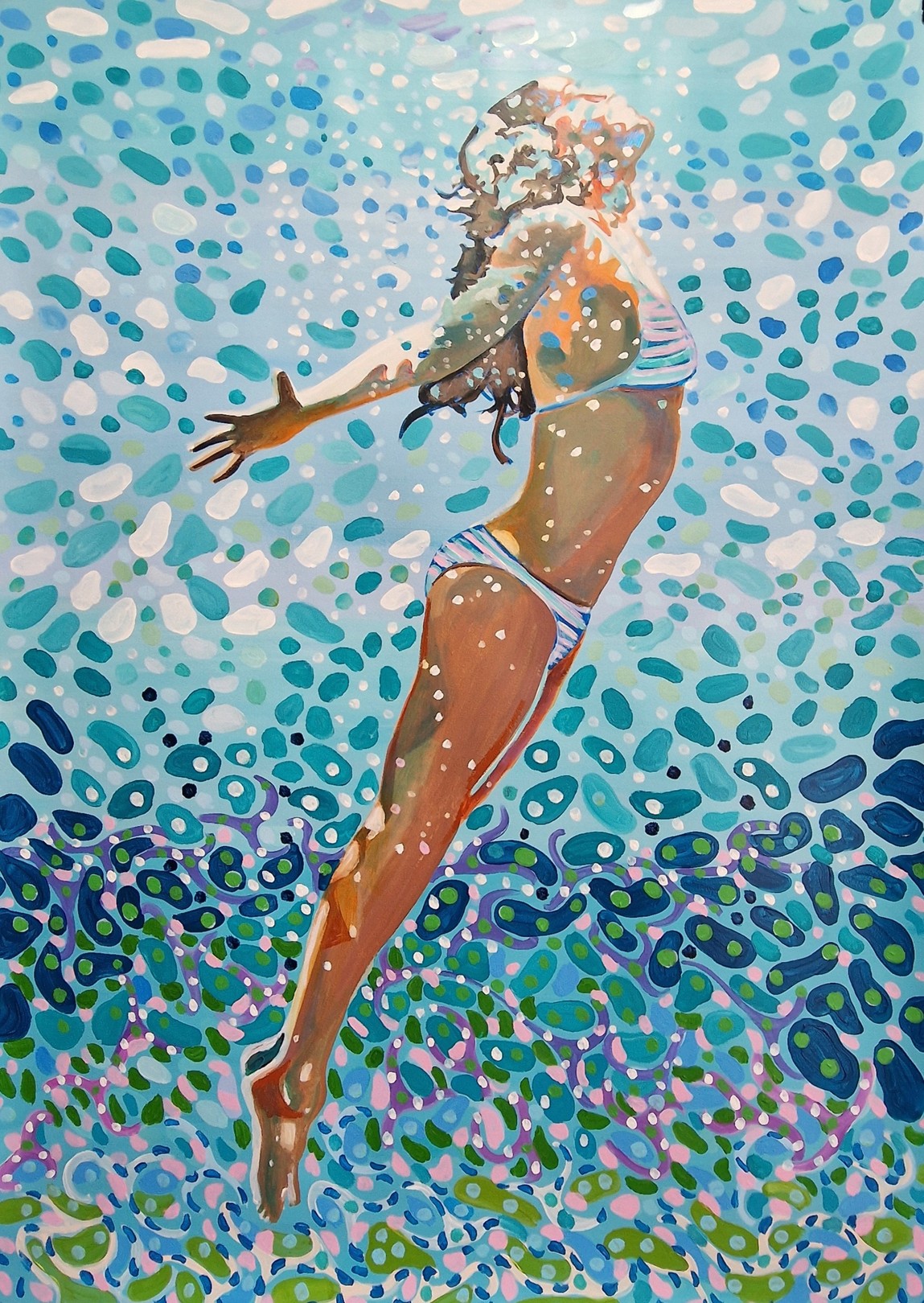 Alexandra Djokic, Underwater Light Blue No2 Alexandra Djokic, Underwater Light Blue No2