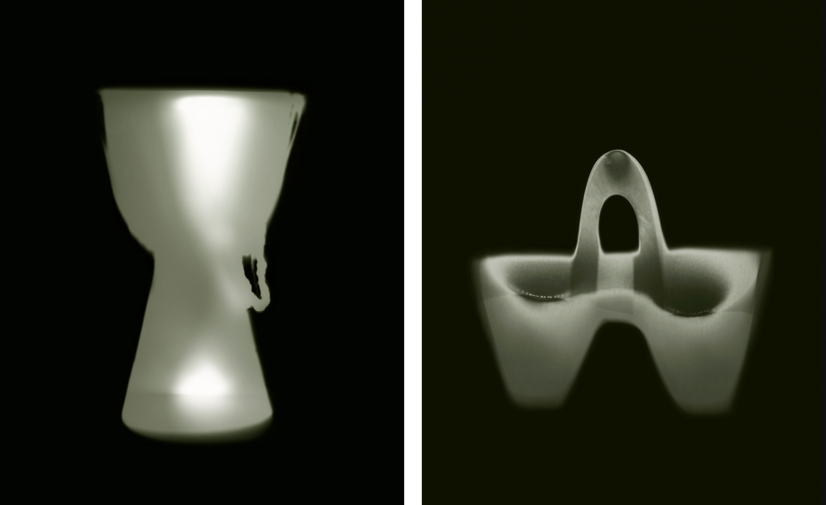 Shine Huang, Finger Drum and Spice Bowl, Diptych Shine Huang, Finger Drum and Spice Bowl, Diptych