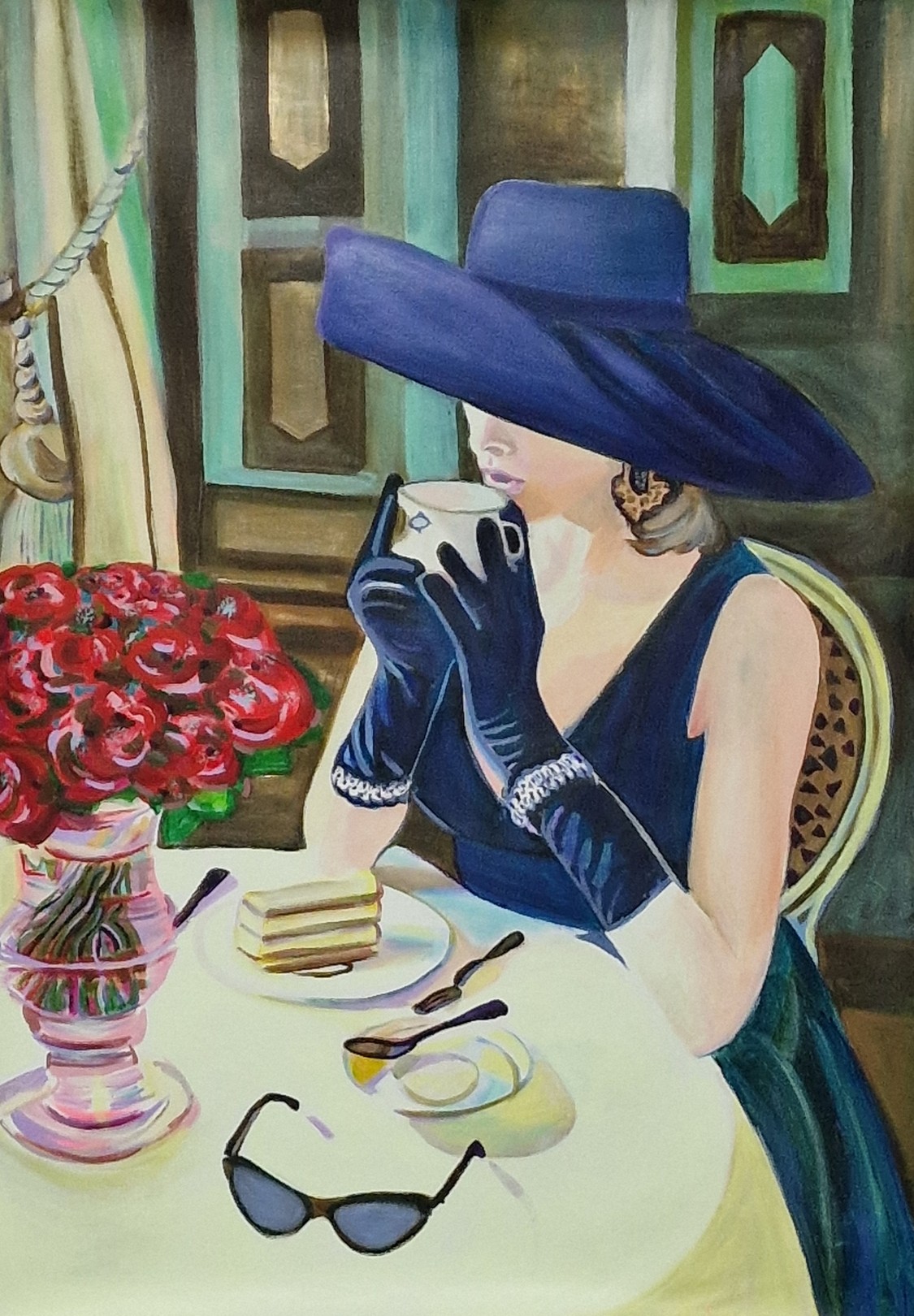 Alexandra Djokic, Lady with hat Alexandra Djokic, Lady with hat