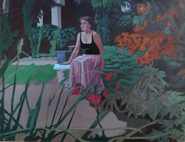 Peinture, Evening Garden, Galab Galabov