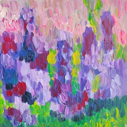 Gemälde, Symphony of irises, Natalya Mougenot