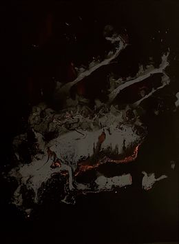Gemälde, Lava 1, Anton Kaestner