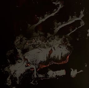 Gemälde, Lava 1, Anton Kaestner