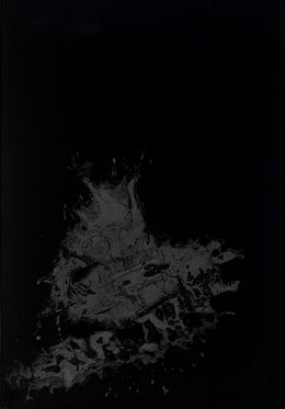 Gemälde, Noir d'Encens 2, Anton Kaestner