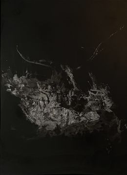 Gemälde, Noir d'Encens 1, Anton Kaestner