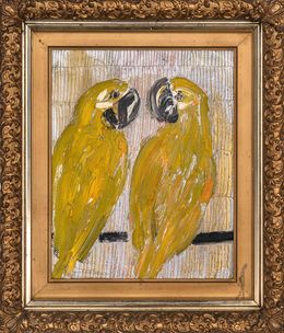 Painting, Macaws, Hunt Slonem