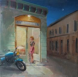 Painting, La Nit i la Ciutat, Alejandra Caballero