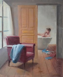 Painting, Descans, Alejandra Caballero