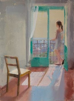 Painting, Al sol, Alejandra Caballero