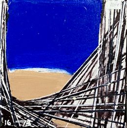 Gemälde, Ville dans le désert, Frank De Blok