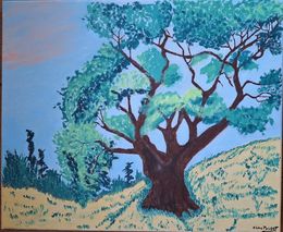 Peinture, L'arbre, Aline Pouget