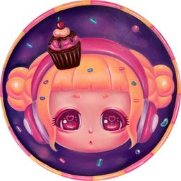 Painting, Pink persona, Jane Kibari