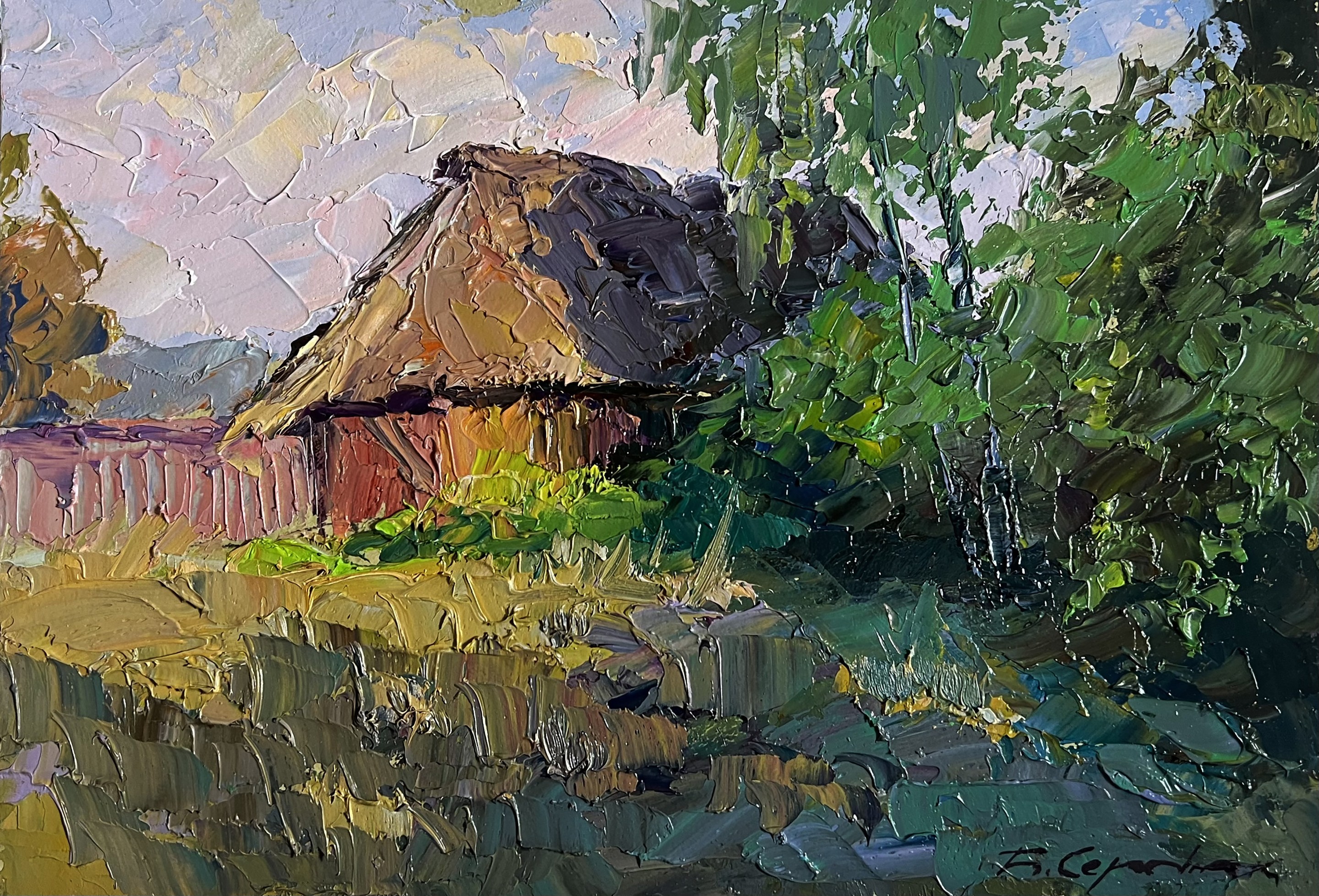 Boris Serdyuk, House in the field Boris Serdyuk, House in the field