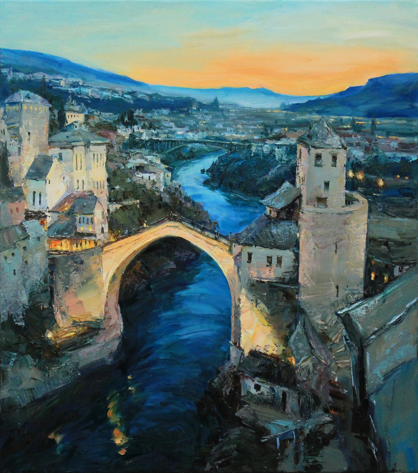 Alisa Onipchenko-Cherniakovska, Old Bridge. Mostar Alisa Onipchenko-Cherniakovska, Old Bridge. Mostar