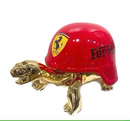 Sculpture, Ferrari turtle, Naor