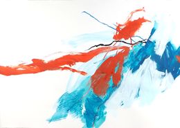 Peinture, Etendue spontanée - grande -#1, LN Le Cheviller