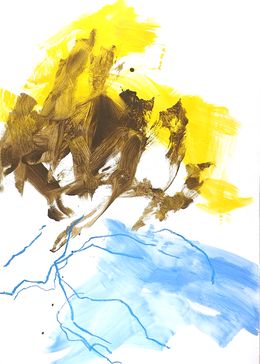 Peinture, Etendue spontanée - grande -#2, LN Le Cheviller