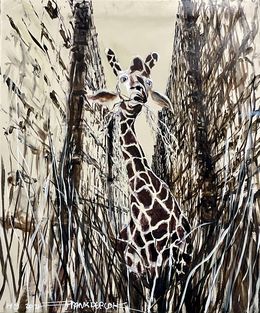 Gemälde, Girafe libre (pendant la pandémie Covid-19), Frank De Blok