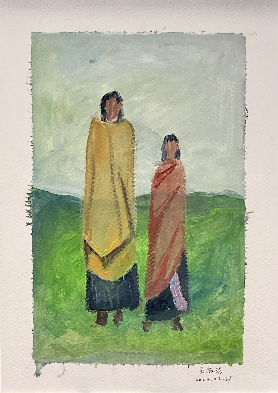 ShuJie Wang, Deux jeunes femmes ShuJie Wang, Deux jeunes femmes
