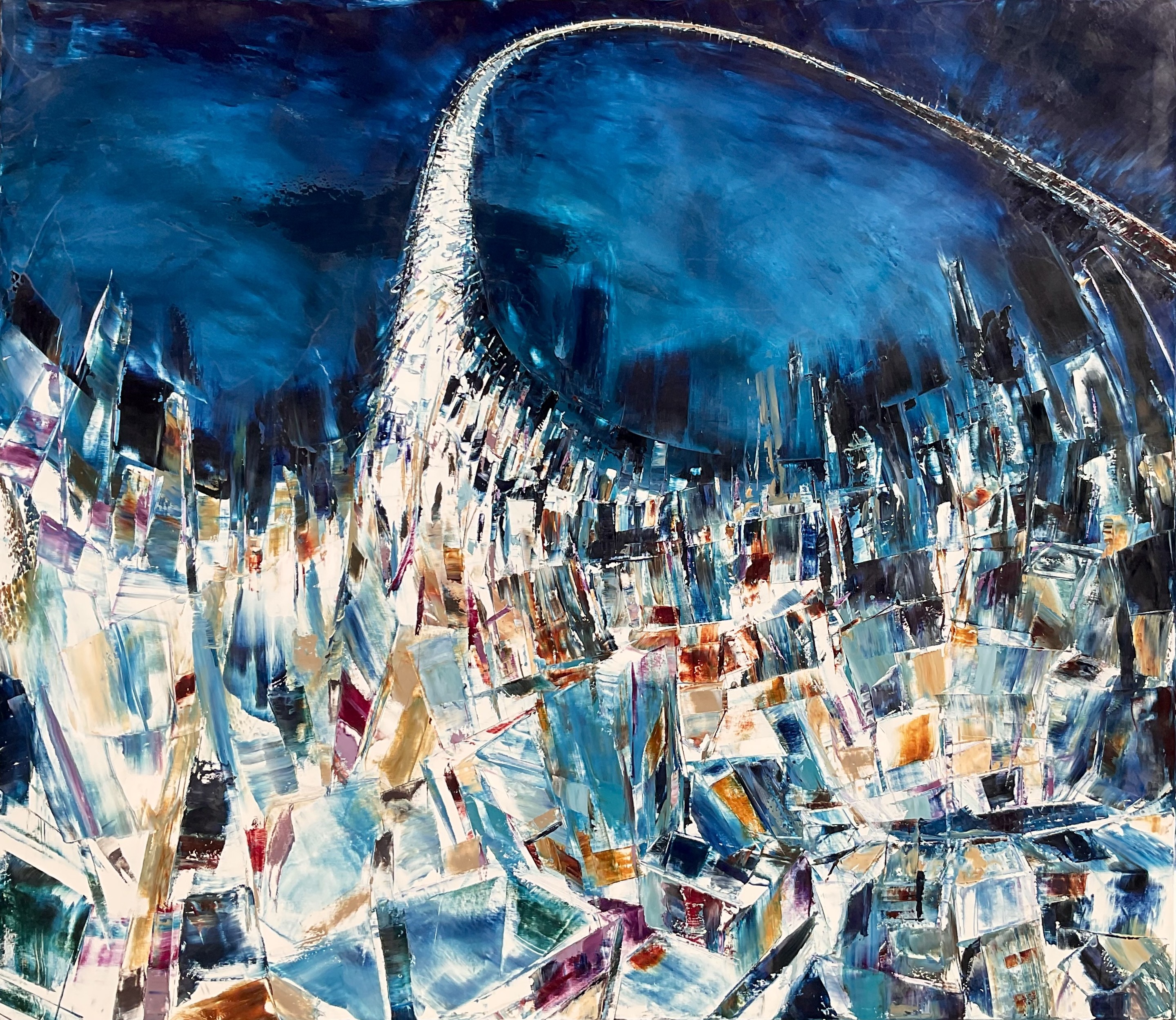 Frank De Blok, Möbius city in the sky Frank De Blok, Möbius city in the sky