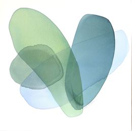 Painting, Green instant I, Carla De Leenie