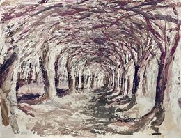 Painting, Chemin à Travers le Forêt, Frank De Blok