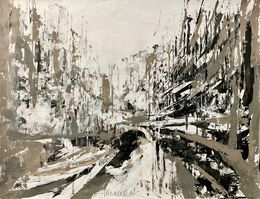 Painting, Megalopolis, Frank De Blok