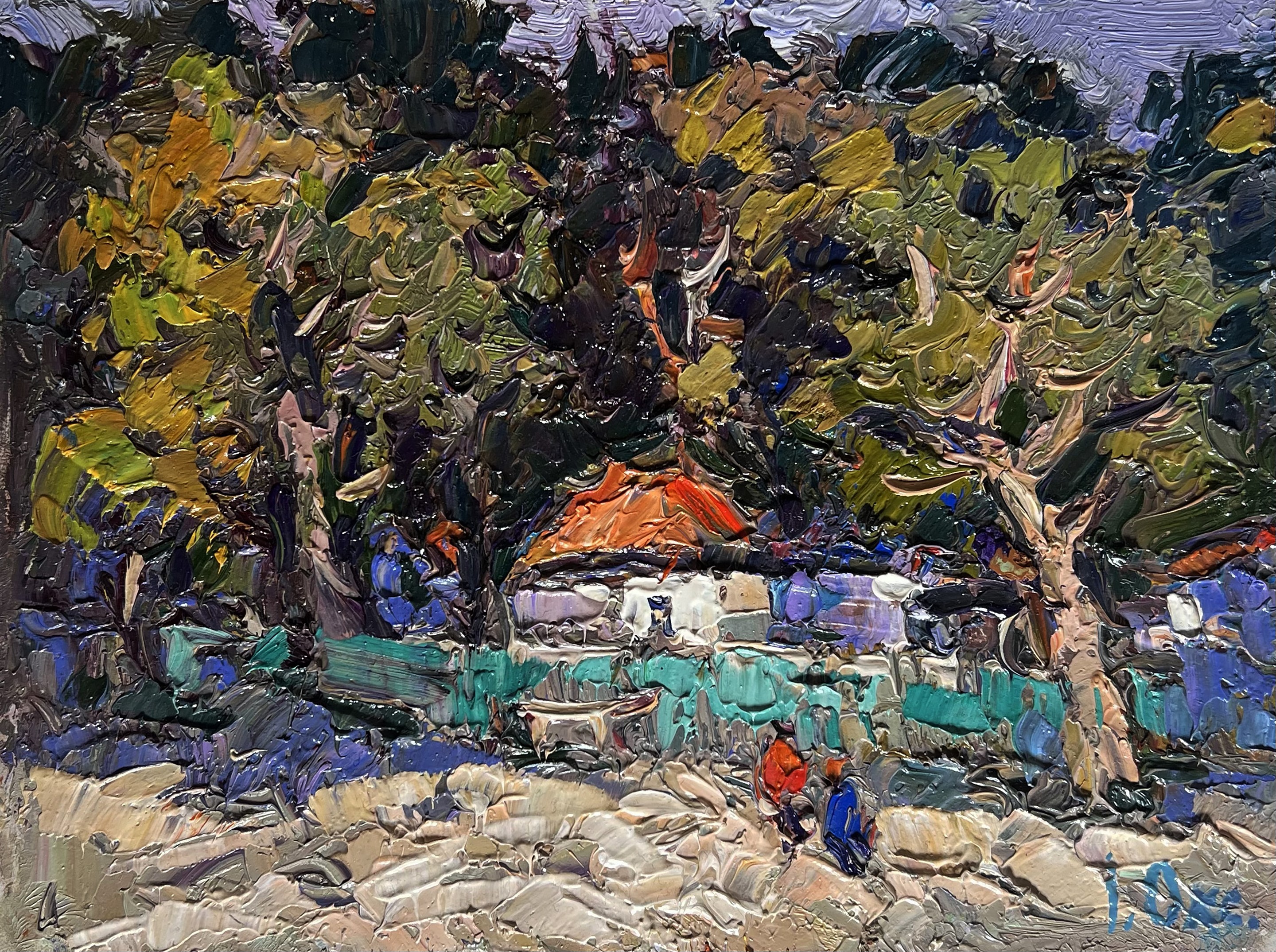 Oksana Ivanyuk, Huge garden in the yard Oksana Ivanyuk, Huge garden in the yard